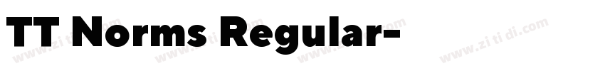 TT Norms Regular字体转换